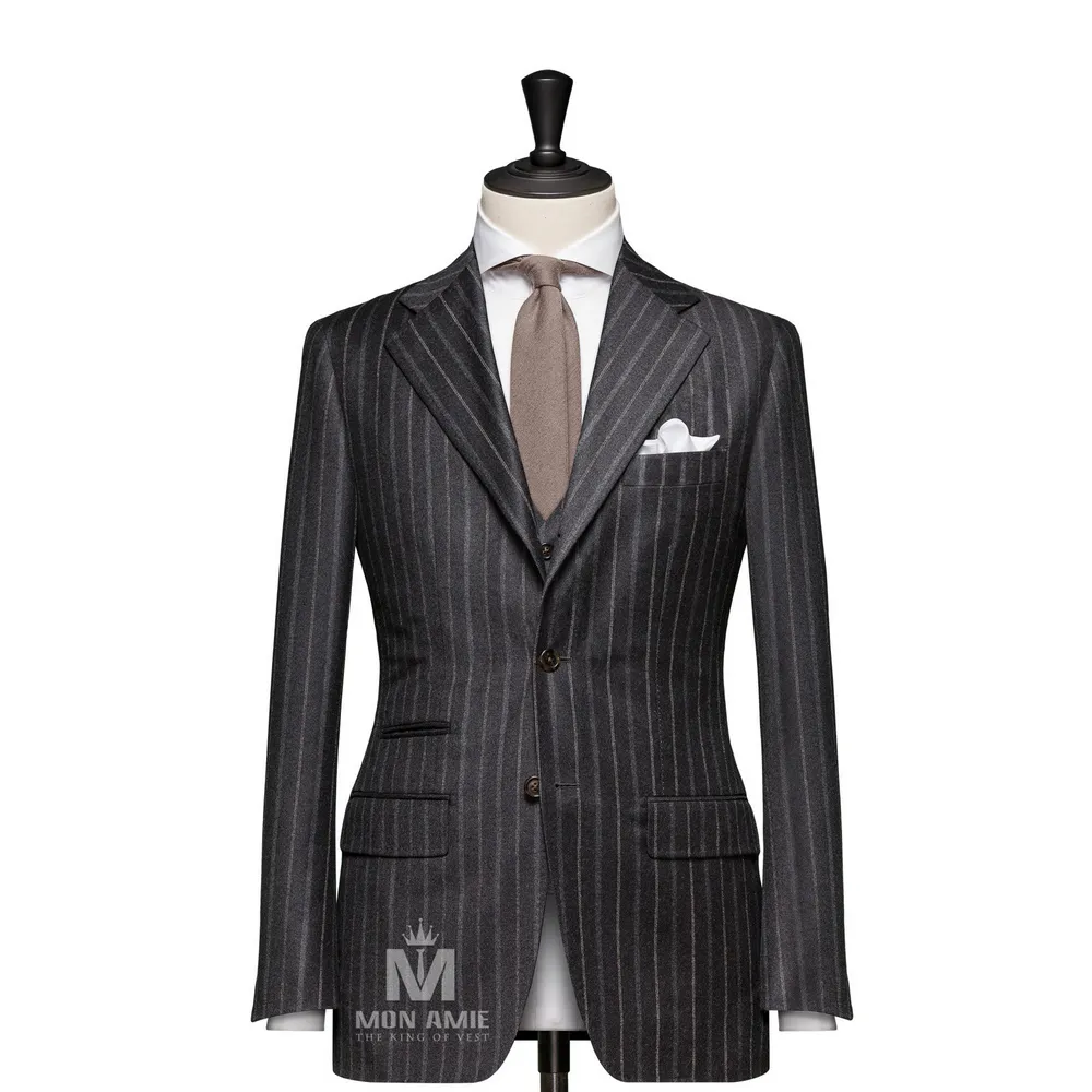 Vest đồng phục sọc xám · 26 — 1/3