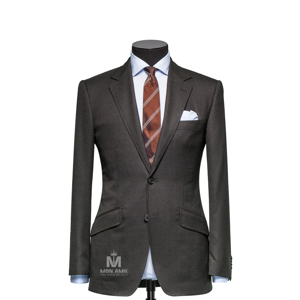Vest đồng phục sọc xám — 1/3