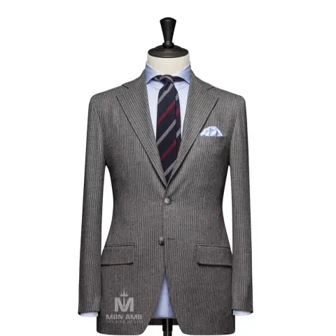 Vest đồng phục sọc xám — 624813