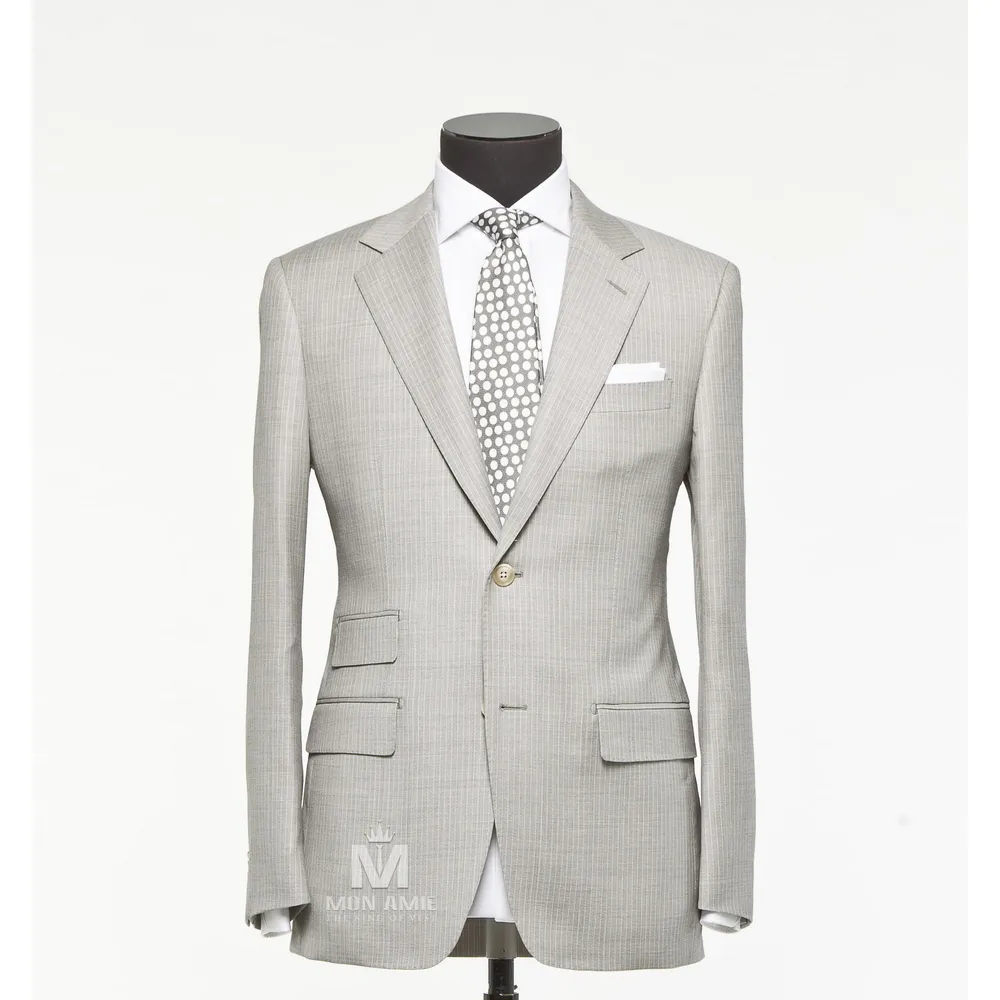 Vest đồng phục sọc xám — 1/3