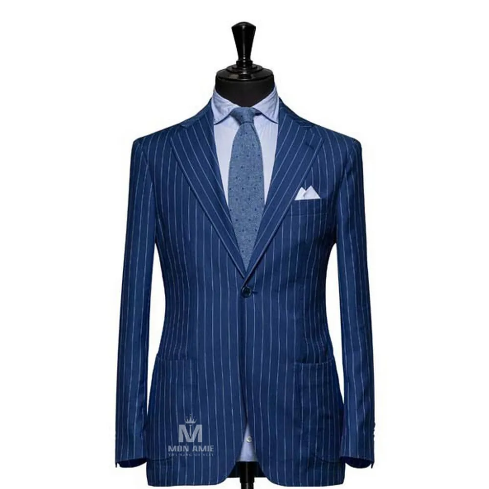 Vest đồng phục sọc xanh · 34 — 1/3