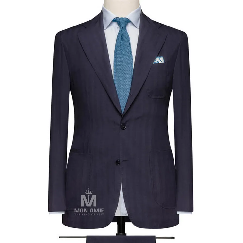 Vest đồng phục sọc xanh — 1/3