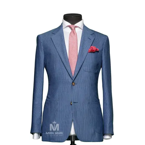 Vest đồng phục sọc xanh — 624814