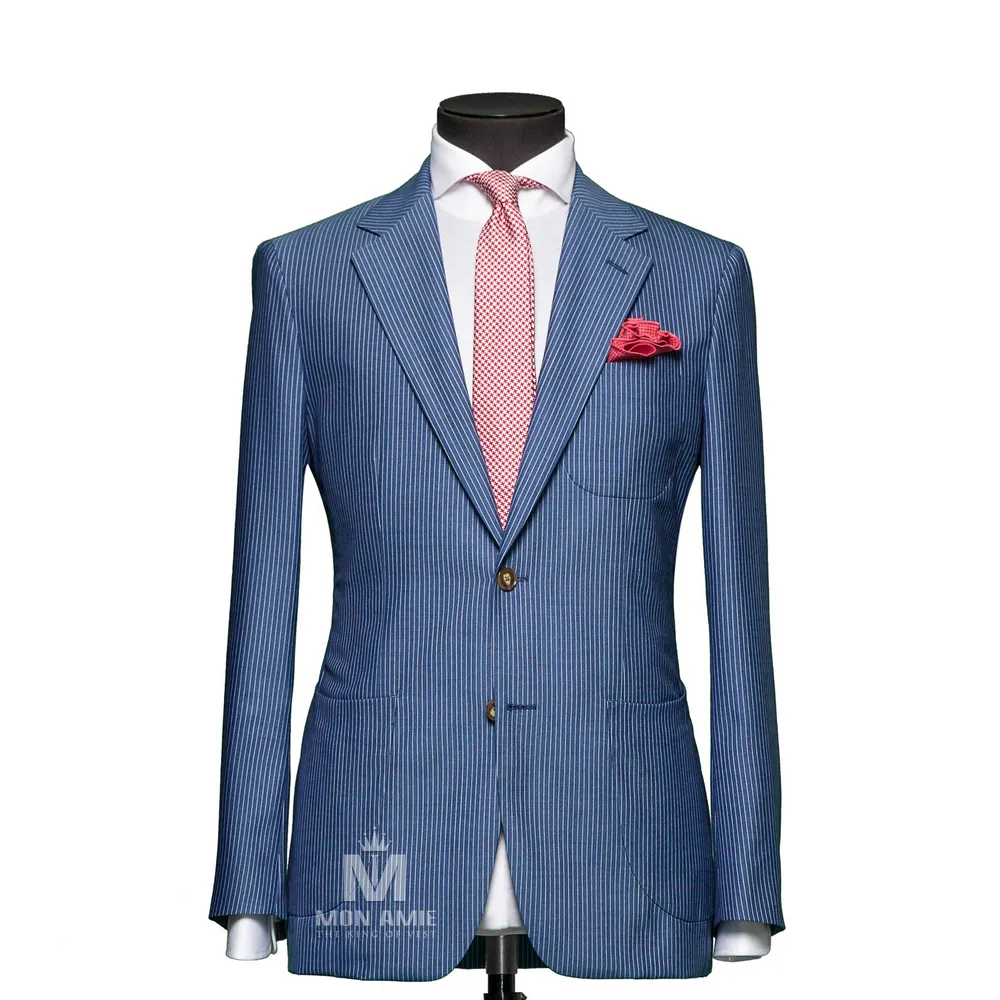 Vest đồng phục sọc xanh — 1/3