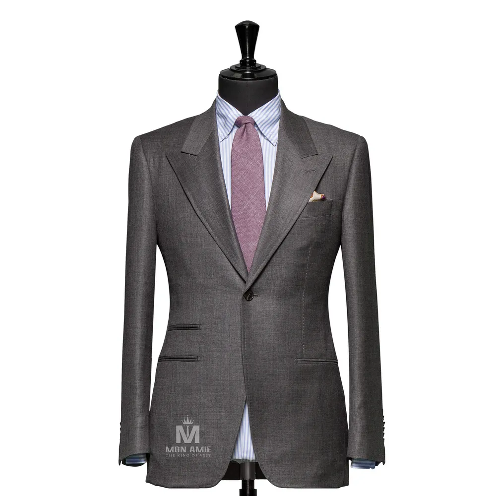 Vest đồng phục xám trơn — 1/3