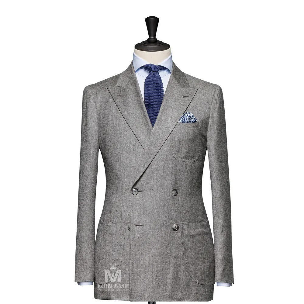 Vest đồng phục xám trơn — 1/3