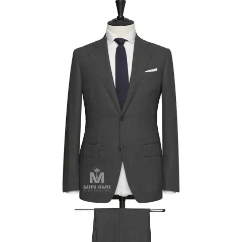 Vest đồng phục xám trơn — 523702