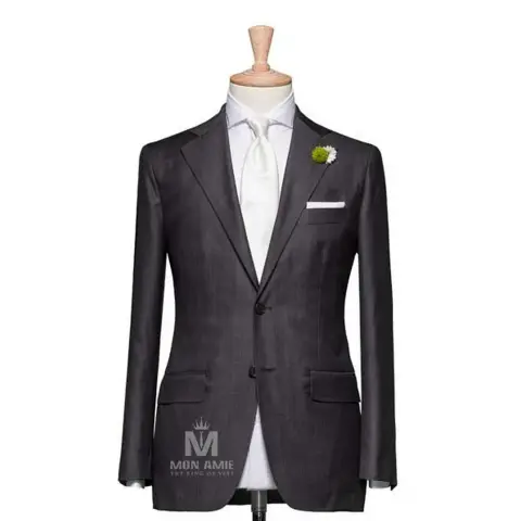 Vest đồng phục xám trơn — 523704