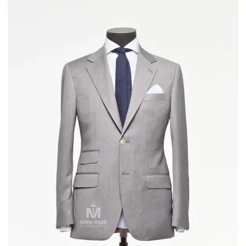 Vest đồng phục xám trơn — 523707