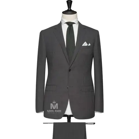 Vest đồng phục xám trơn — 523708