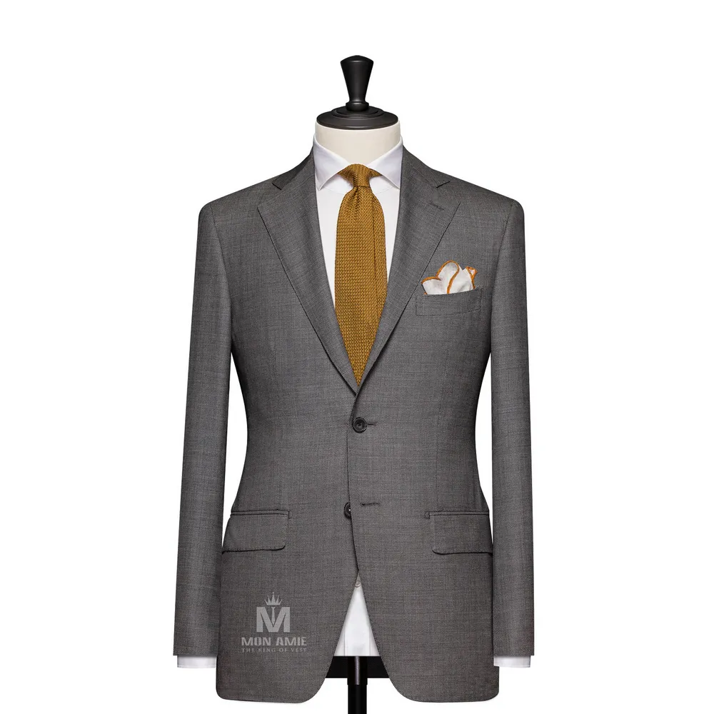 Vest đồng phục xám trơn — 1/3