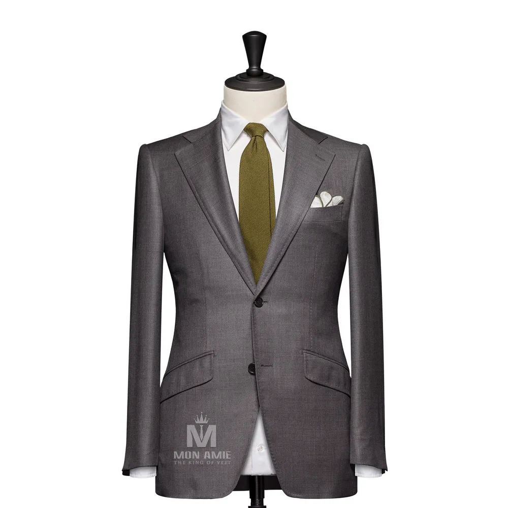 Vest đồng phục xám trơn — 1/3