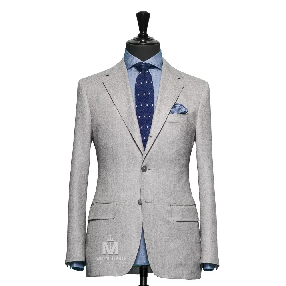 Vest đồng phục xám trơn — 1/3