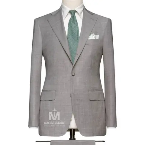 Vest đồng phục xám trơn — 523747