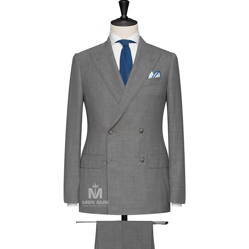 Vest đồng phục xám trơn — 1/2