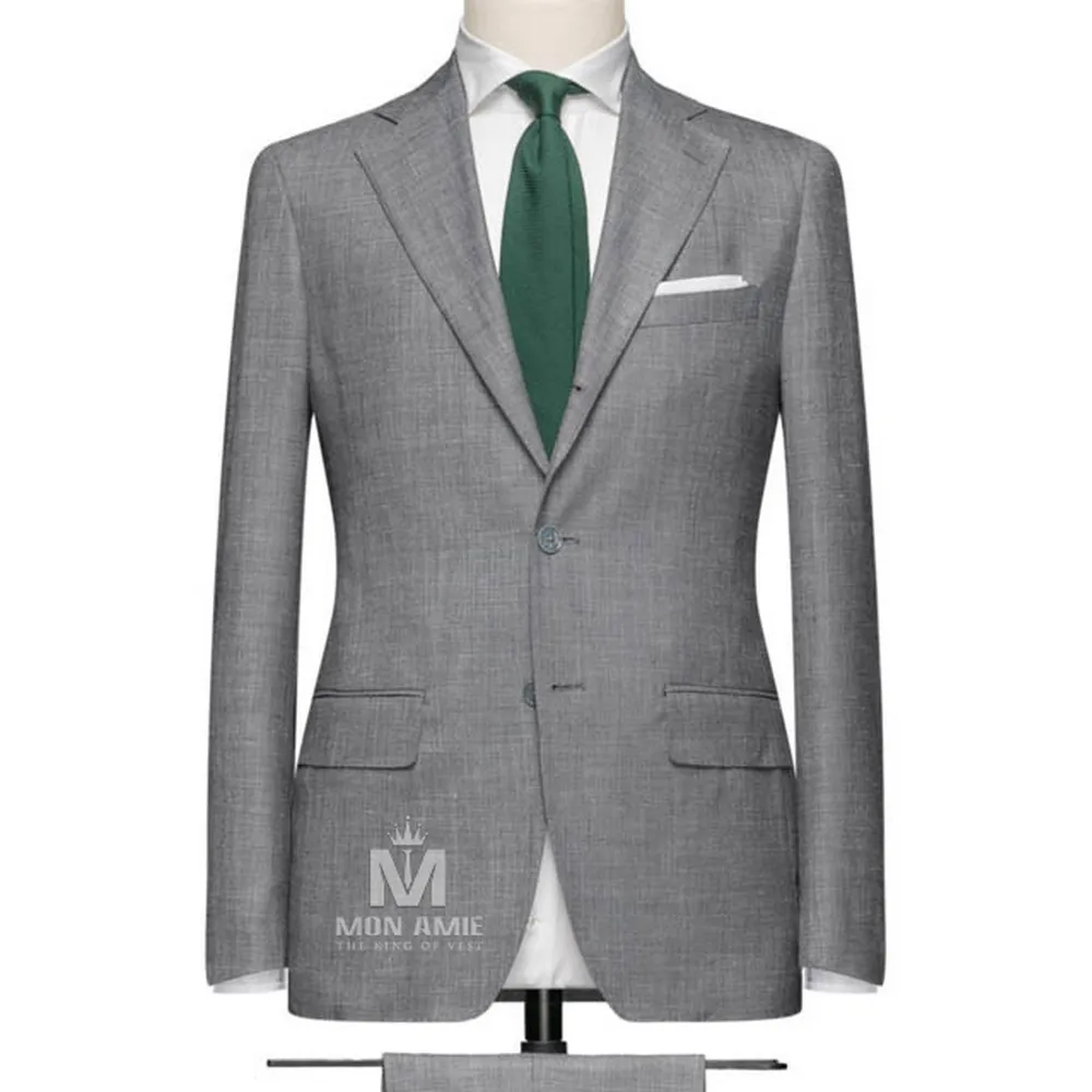 Vest đồng phục xám trơn — 1/3