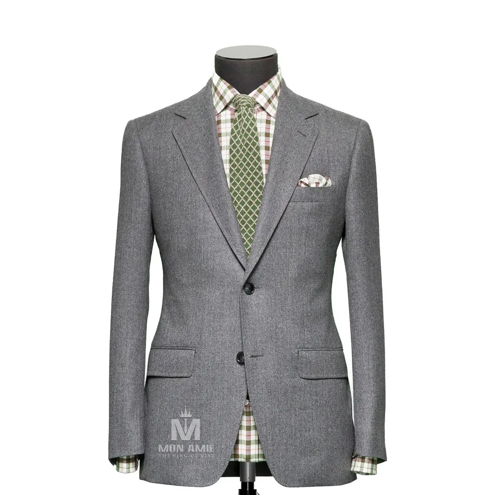 Vest đồng phục xám trơn — 1/3