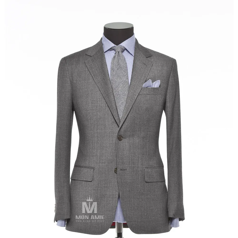 Vest đồng phục xám trơn — 1/3