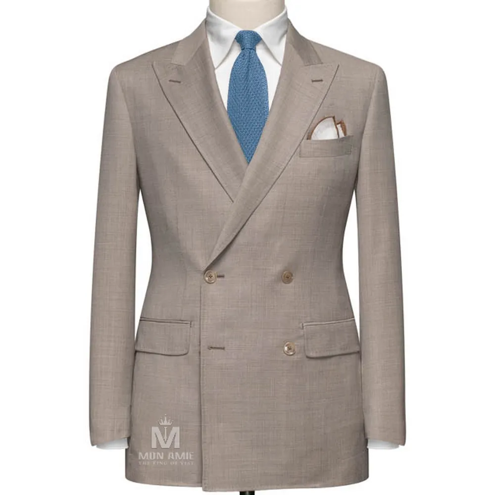 Suit vest đôi màu nâu be (taupe) 624758 — 1/3