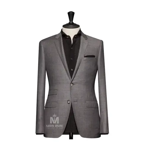 Vest đồng phục xám trơn — 624761