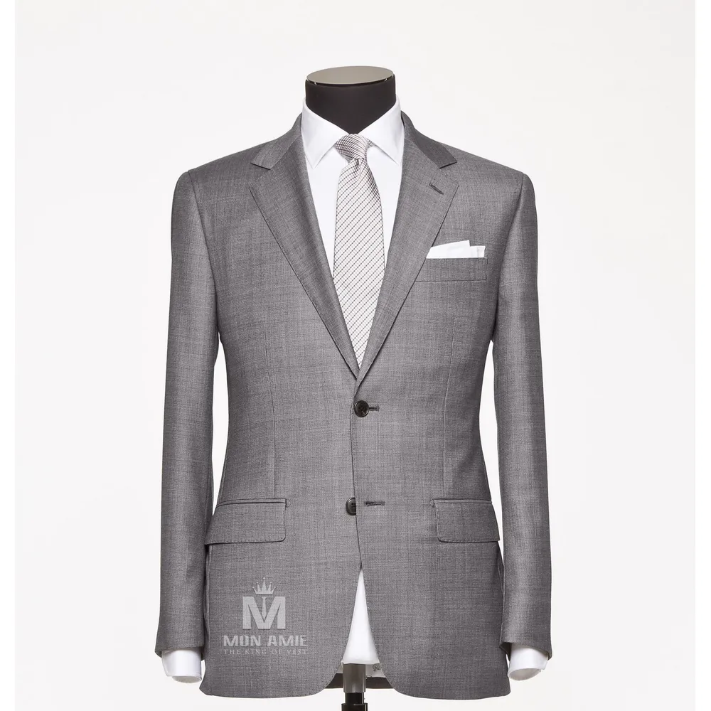 Vest đồng phục xám trơn — 1/3