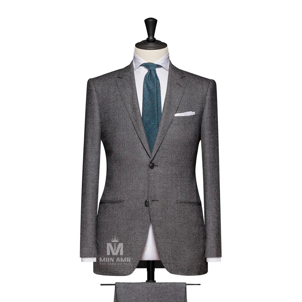 Vest đồng phục xám trơn — 1/2