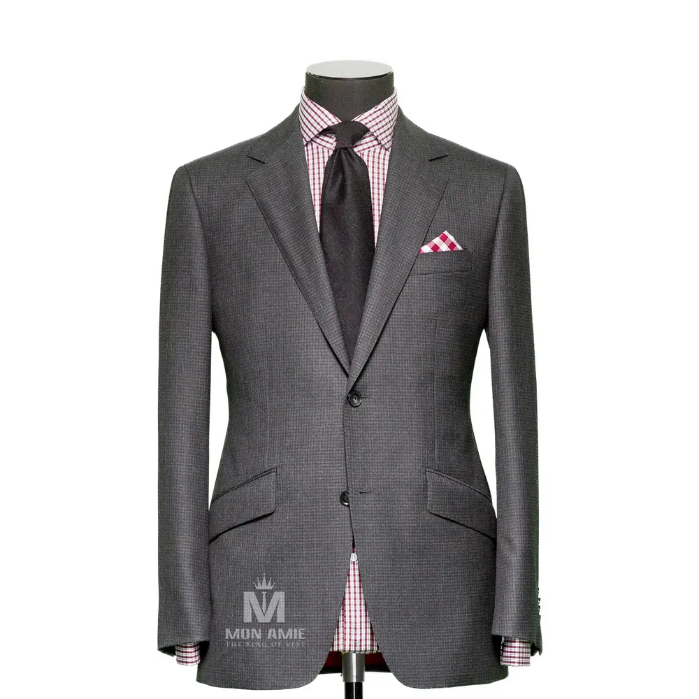 Vest đồng phục xám trơn — 1/3