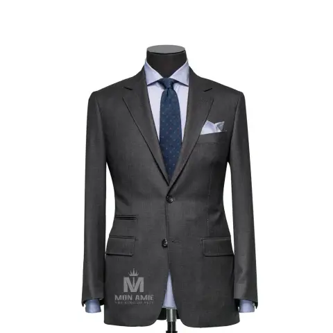 Vest đồng phục xám trơn — 723706