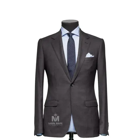 Vest đồng phục xám trơn — 723706