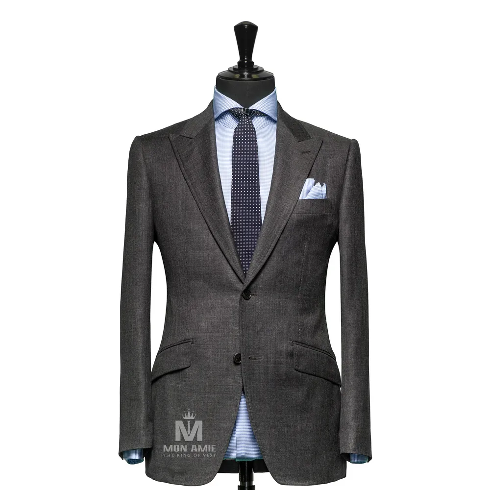 Vest đồng phục xám trơn — 1/3