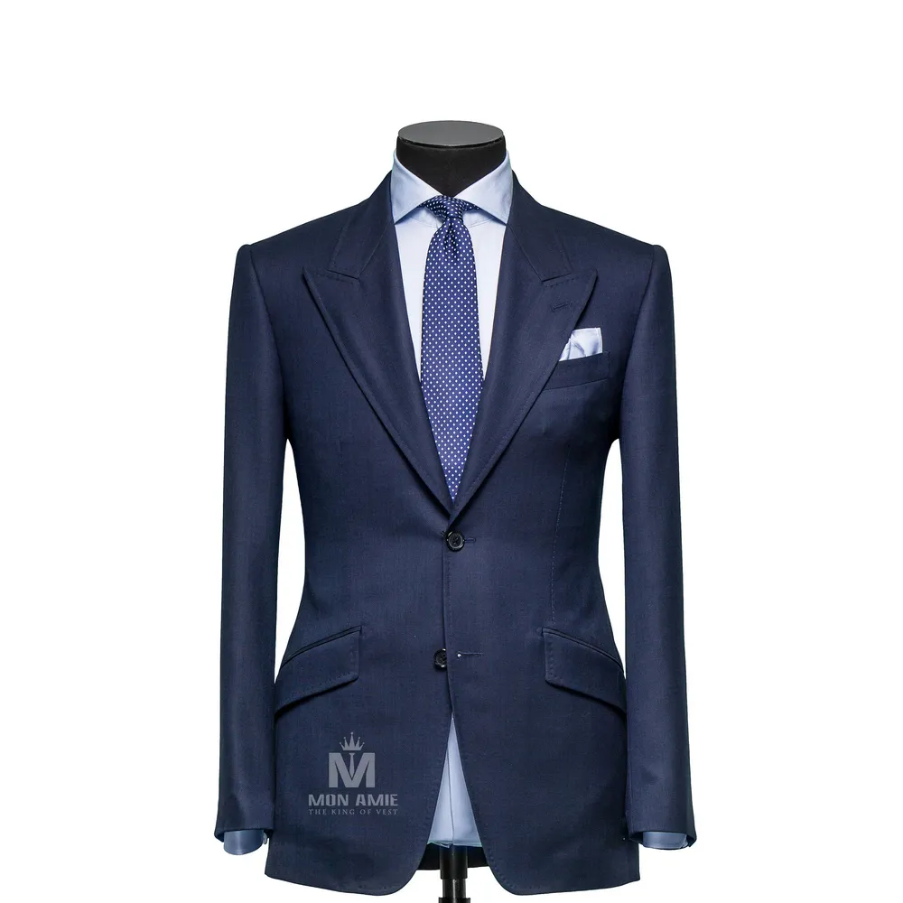 Vest đồng phục xanh navy trơn — 1/3
