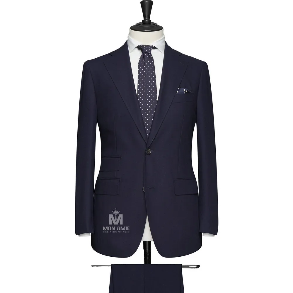 Vest đồng phục xanh navy trơn — 1/2