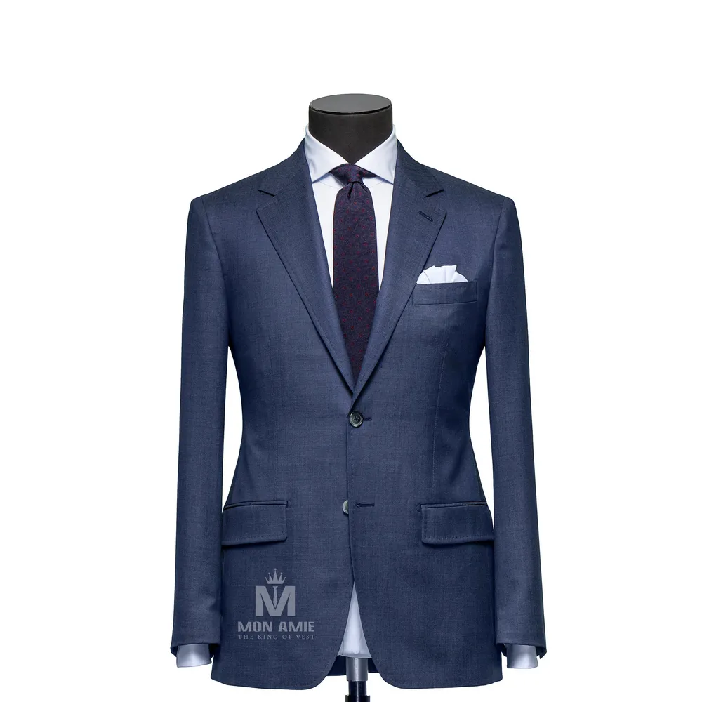 Vest đồng phục xanh navy trơn — 1/3