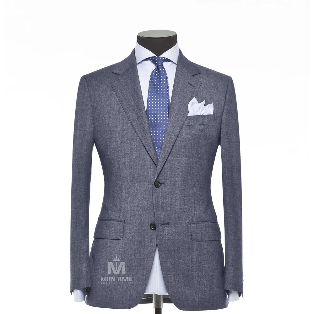 Vest đồng phục xanh navy trơn — 1/3