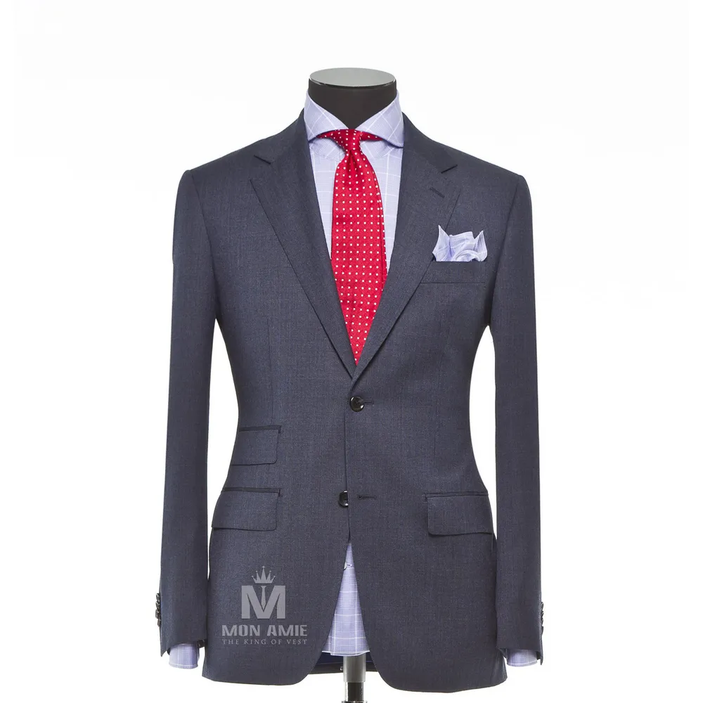 Vest đồng phục xanh navy trơn — 1/3