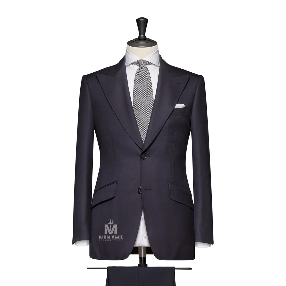 Vest đồng phục xanh navy trơn — 1/2