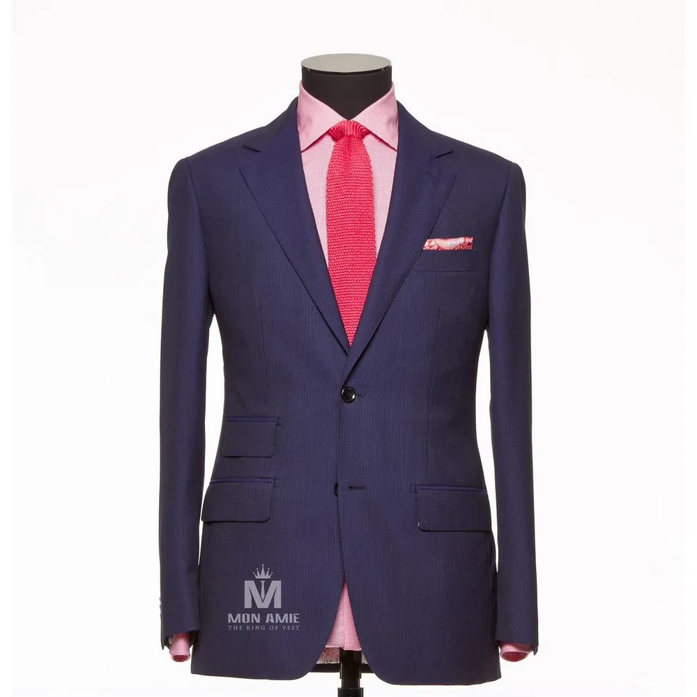 Vest đồng phục xanh navy trơn — 1/3