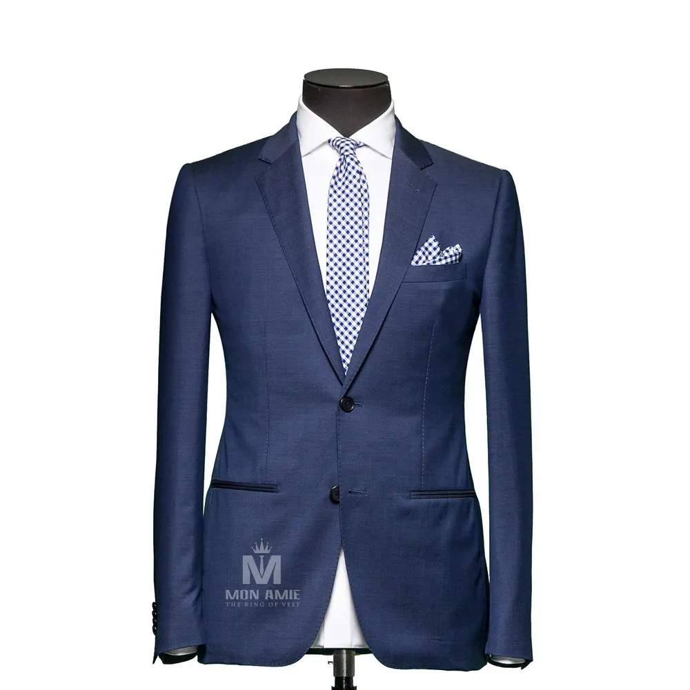 Vest đồng phục xanh navy trơn — 1/3