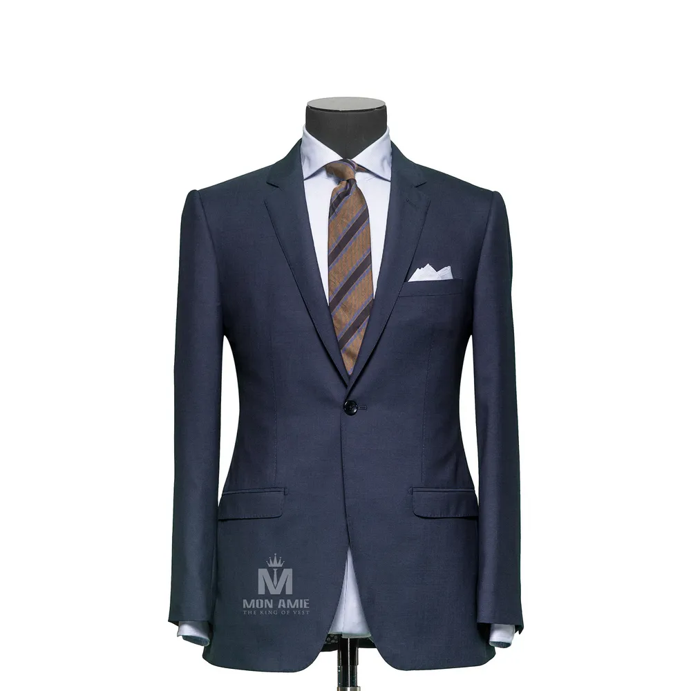 Vest đồng phục xanh navy trơn — 1/3
