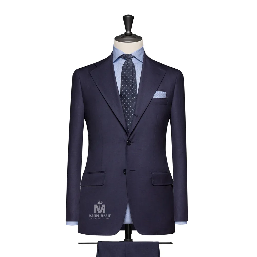 Vest đồng phục xanh navy trơn — 1/2