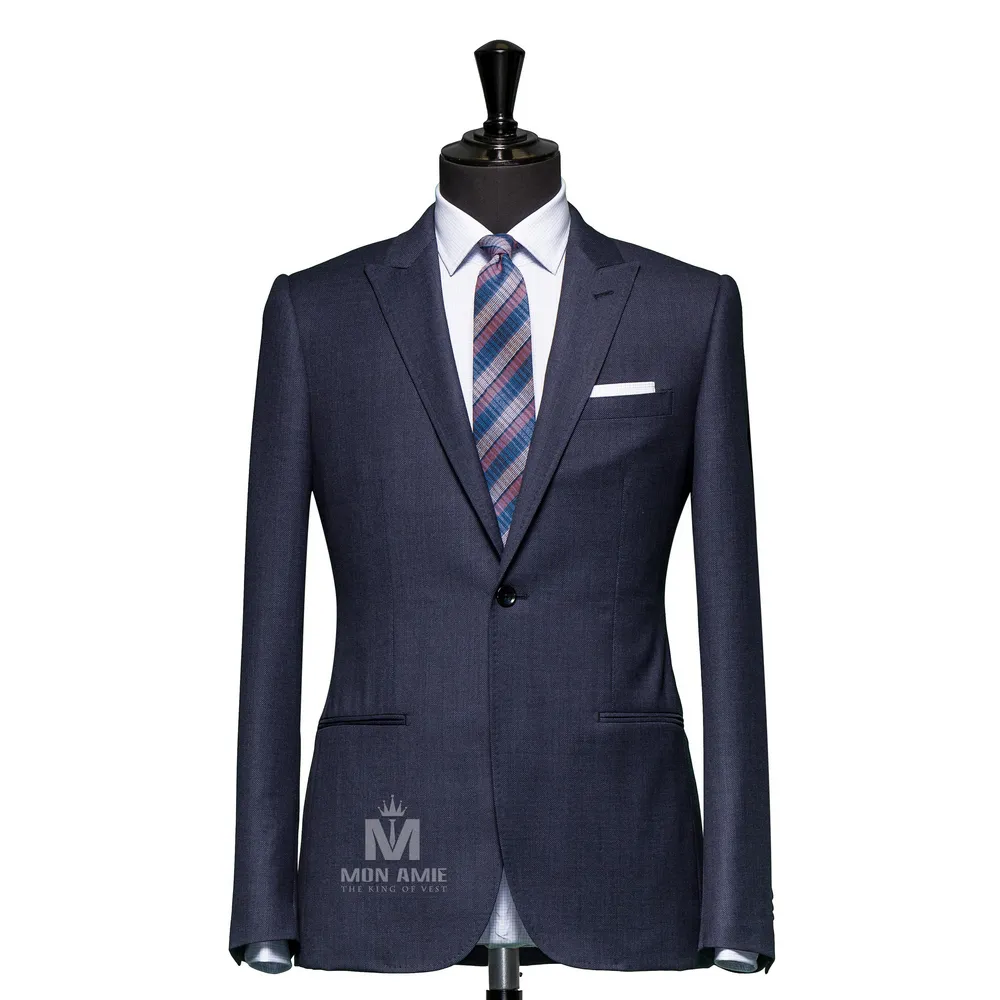 Vest đồng phục xanh navy trơn — 1/3
