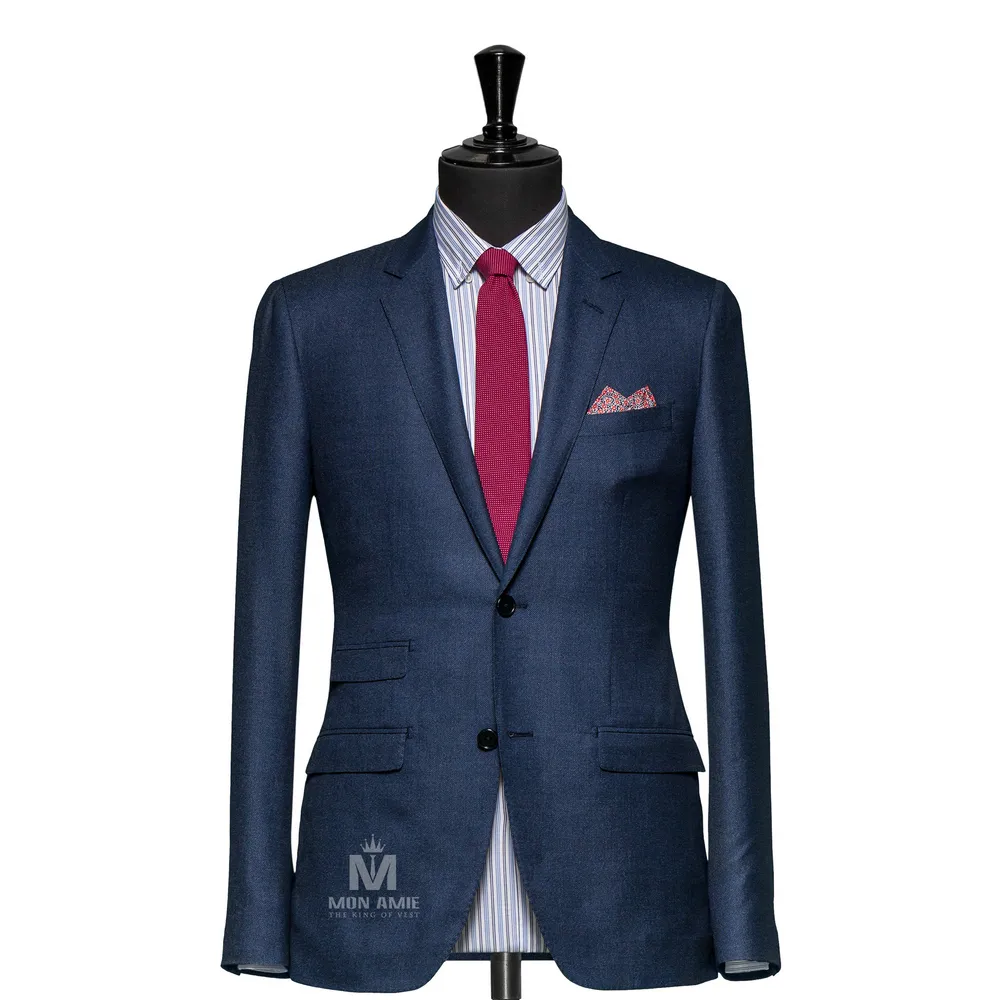 Vest đồng phục xanh navy trơn — 1/3