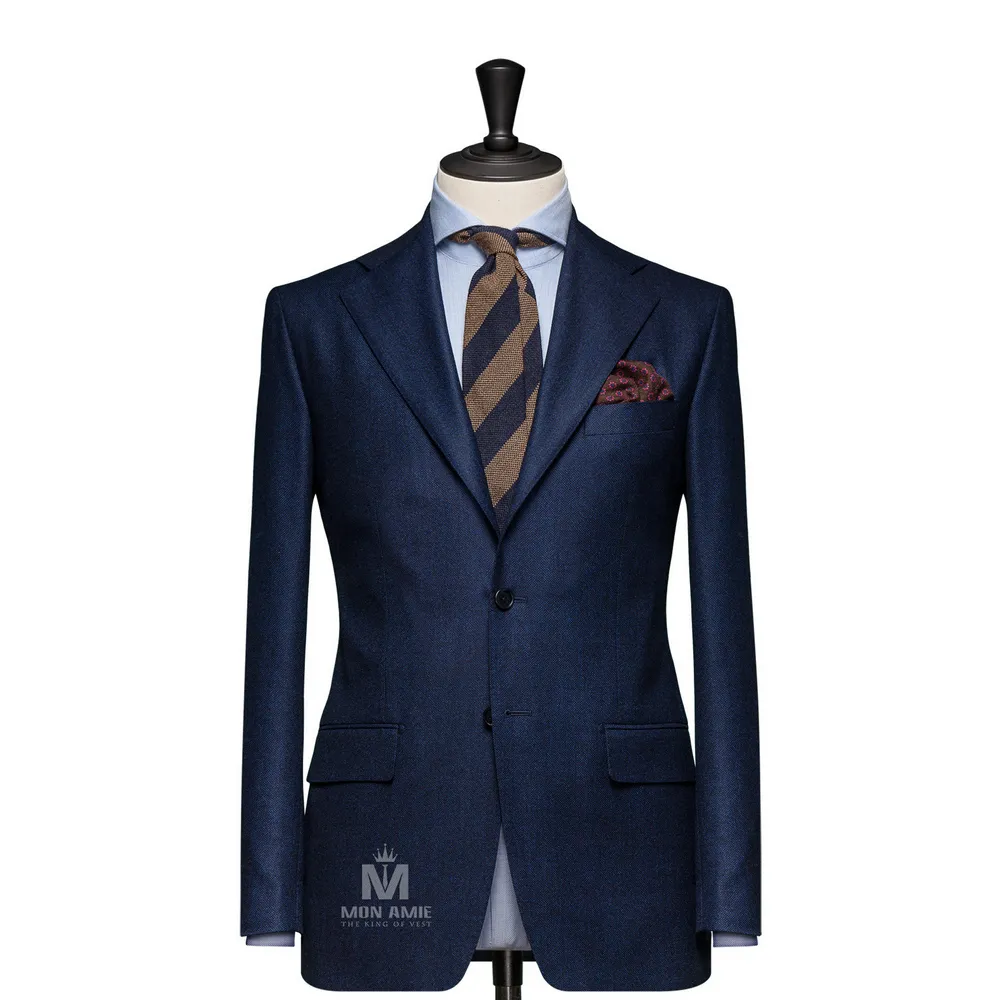 Vest đồng phục xanh navy trơn — 1/3