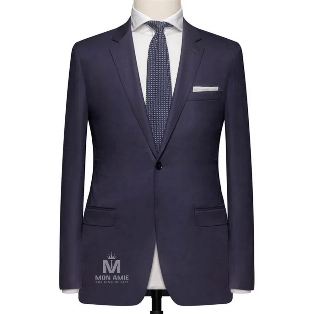 Vest đồng phục xanh navy trơn — 1/3