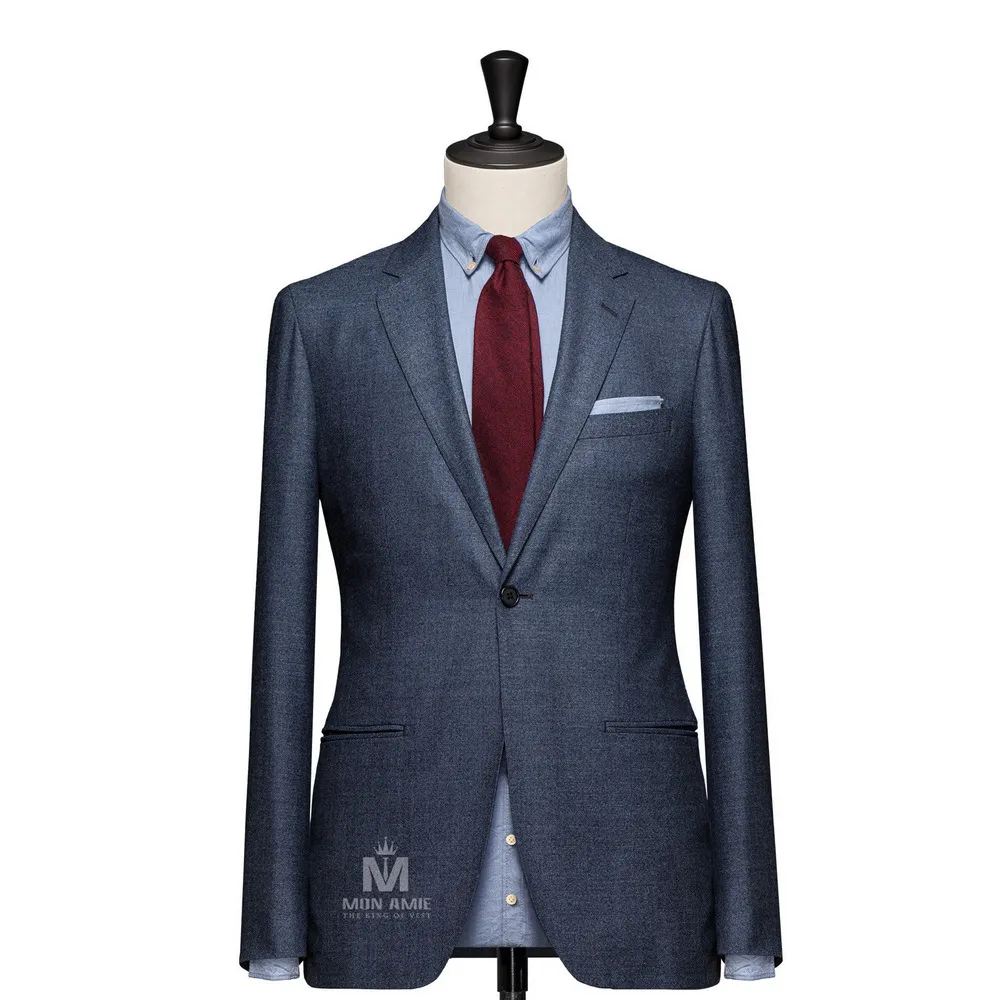 Vest đồng phục xanh navy trơn — 1/3