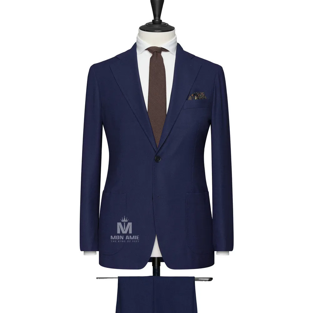 Vest đồng phục xanh navy trơn — 1/2