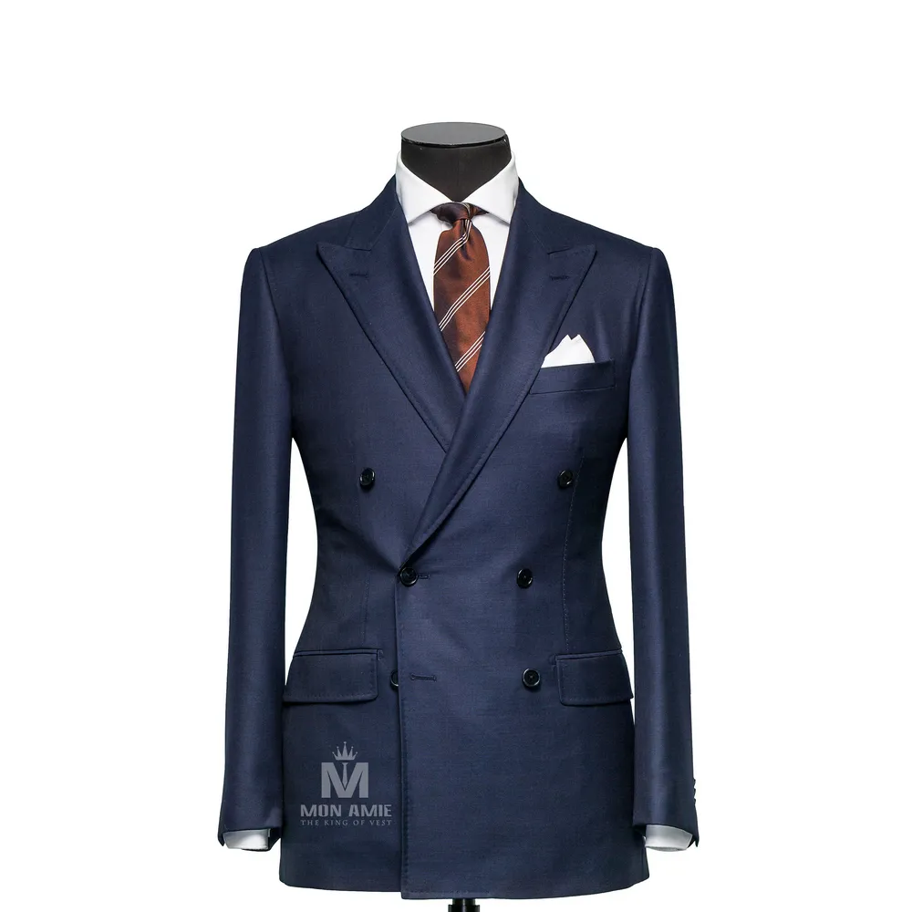 Vest đồng phục xanh navy trơn — 1/3