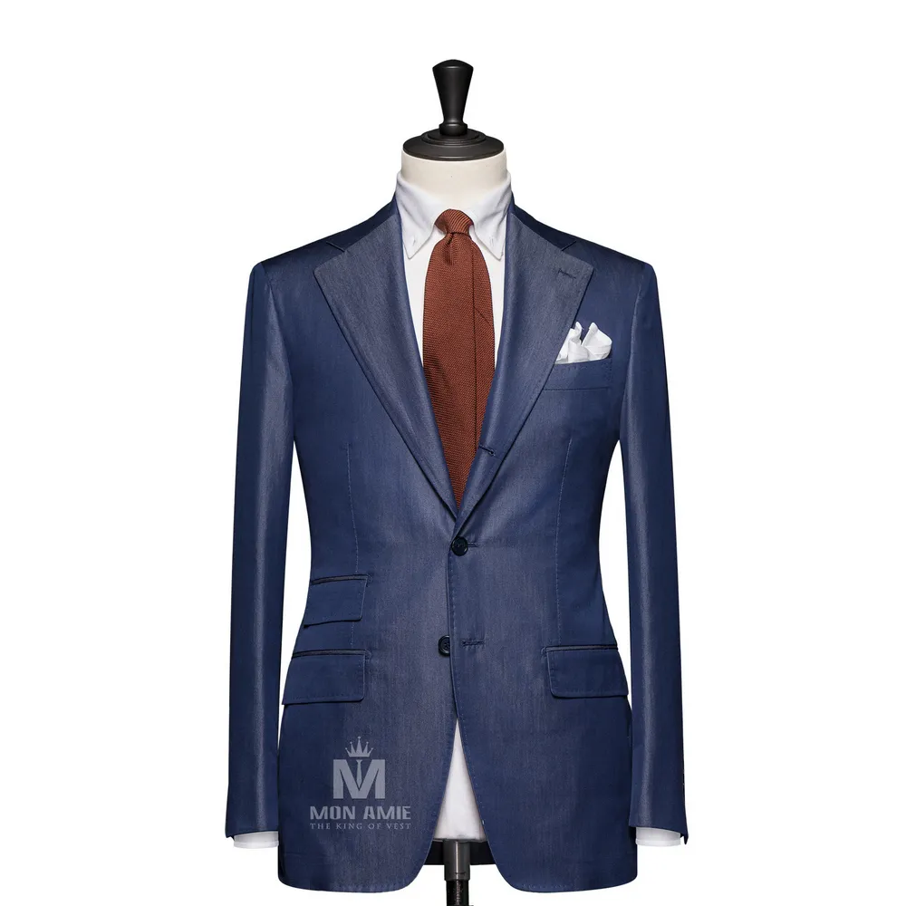 Vest đồng phục xanh navy trơn — 1/3