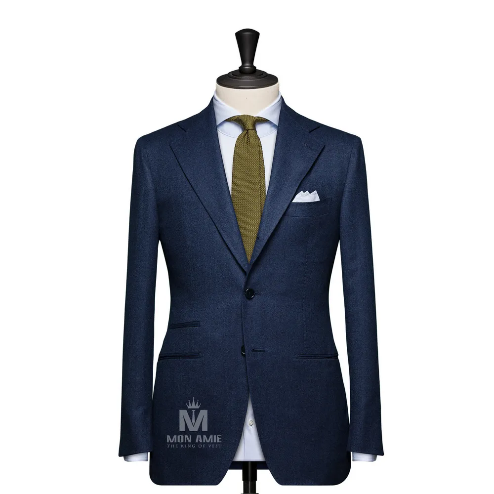 Vest đồng phục xanh navy trơn · 90 — 1/3