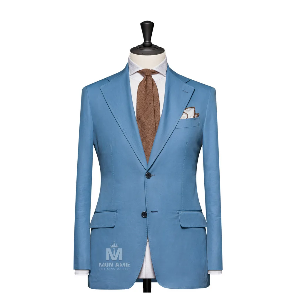 Suit xanh da trời trơn TUV-29 — 1/3